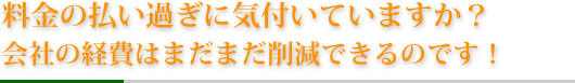完全成功報酬型、 経費削減コンサルティング。