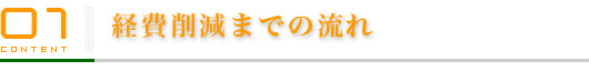 経費削減までの流れ
